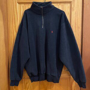 Vintage Polo Ralph Lauren Fleece - Navy Blue - Women's L